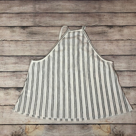 Tobi Black and White Stripped Halter Top Size S - Picture 7 of 7